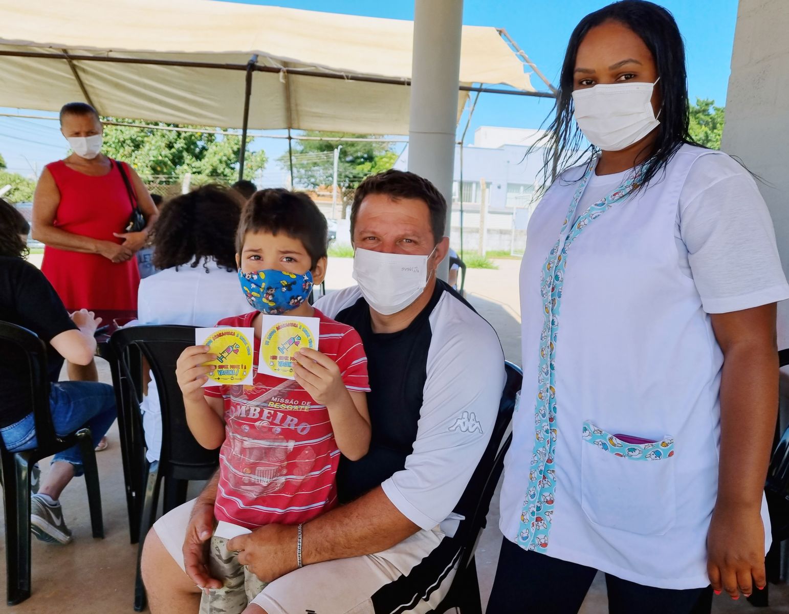 Serviço de imunização em crianças de 5 a 11 anos na ESF Adalberto Roxo 