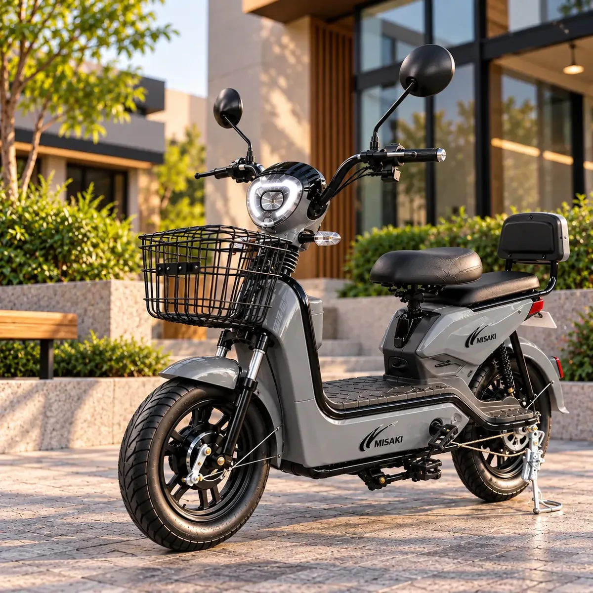 Motocicleta Elétrica Bike Scooter Sem Cnh 800w Mobilidade