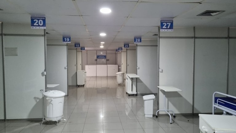 Prefeitura vai reabrir 13 leitos de internação para Covid-19 no Hospital de Campanha