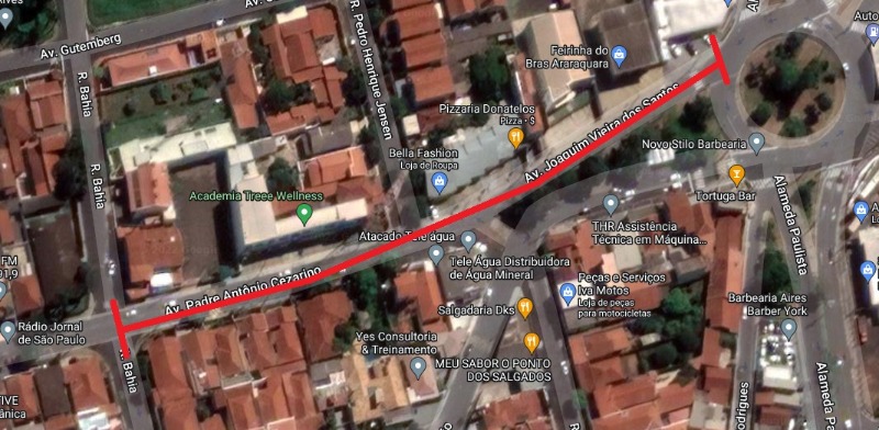 Obras da CPFL vão interditar trecho de avenida na Vila Xavier
