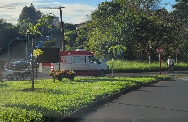Acidente deixa trânsito parado na região do balão da Captação de Água, no Botânico