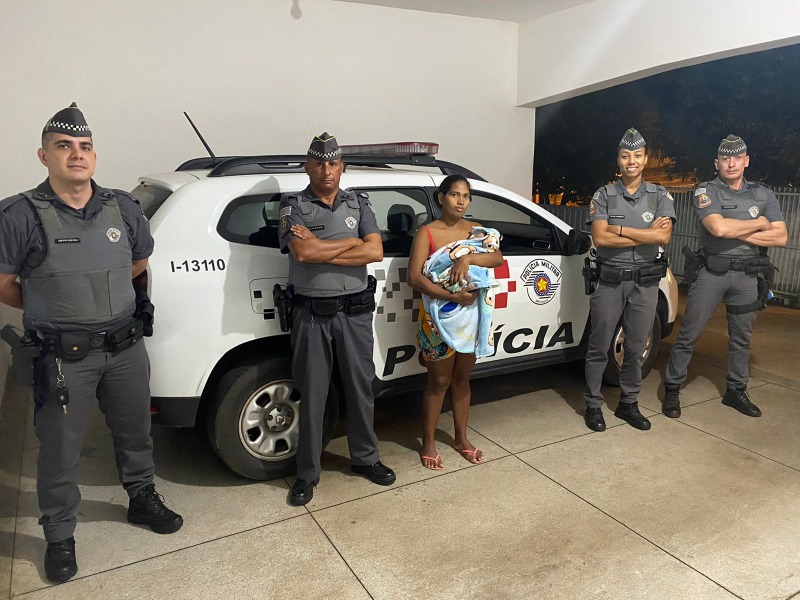 Policiais salvam a vida de bebê de 17 dias em Boa Esperança