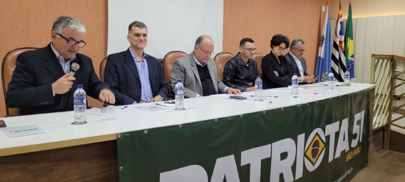 Patriota lança pré-candidaturas de Massucato e Lapena