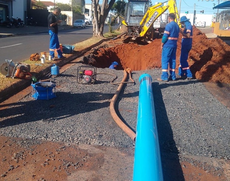 Reparo emergencial pode deixar bairros sem água em Araraquara