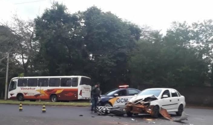 Acidente grave deixa motociclista ferido em Araraquara