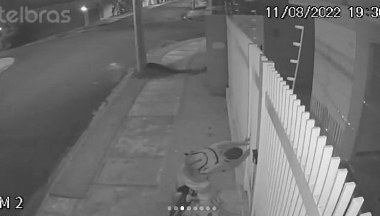 Câmeras flagram ação criminosa em residência do Vila Harmonia