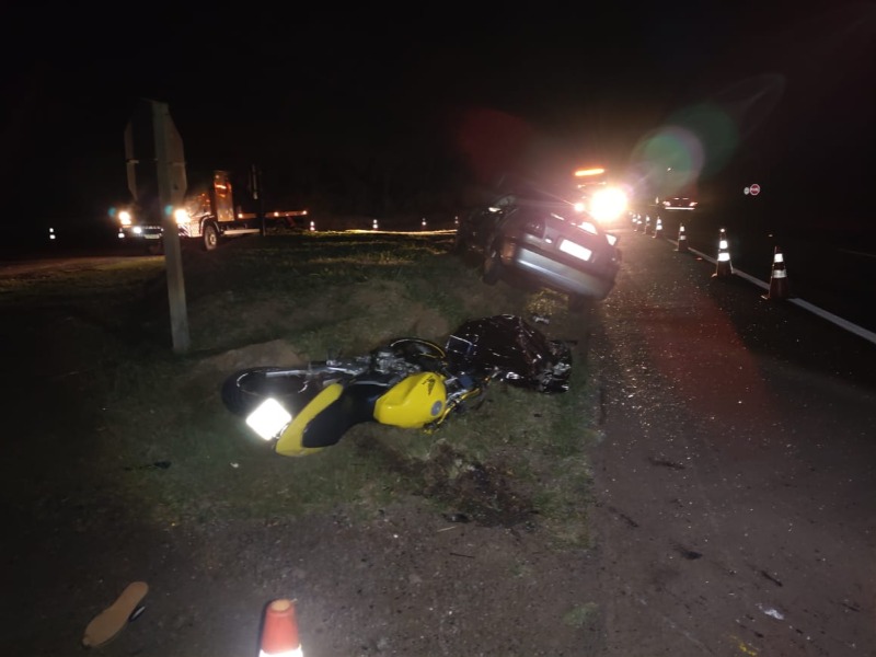 Motociclista morre em acidente grave na SP-255 em Boa Esperança do Sul
