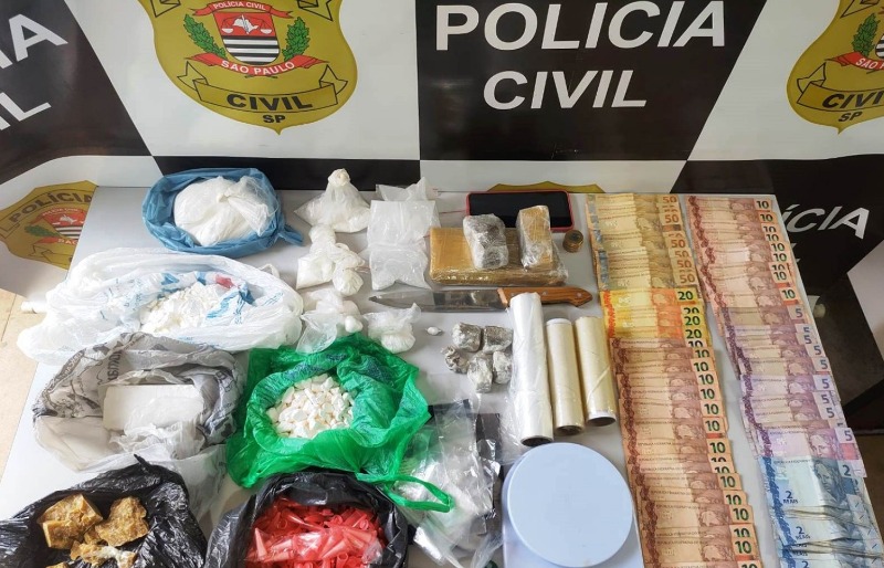 Polícia prende homem por tráfico de drogas no Jardim Cruzeiro do Sul