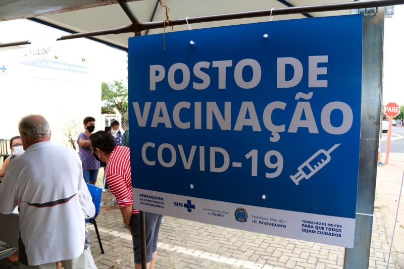 Saiba onde se imunizar contra a Covid-19 nesta segunda-feira (16) em Araraquara
