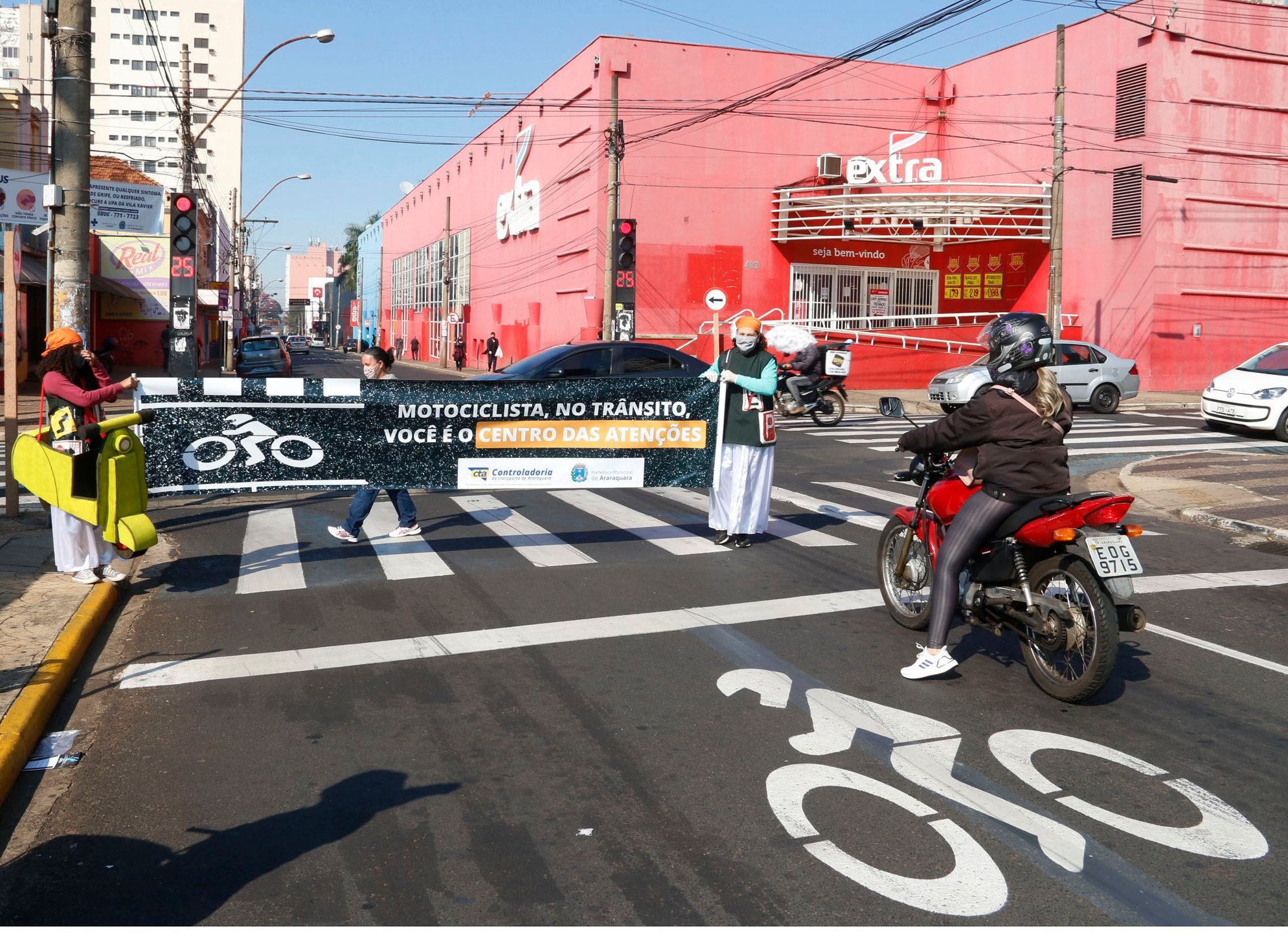 Prefeitura lança campanha educativa direcionada aos motociclistas