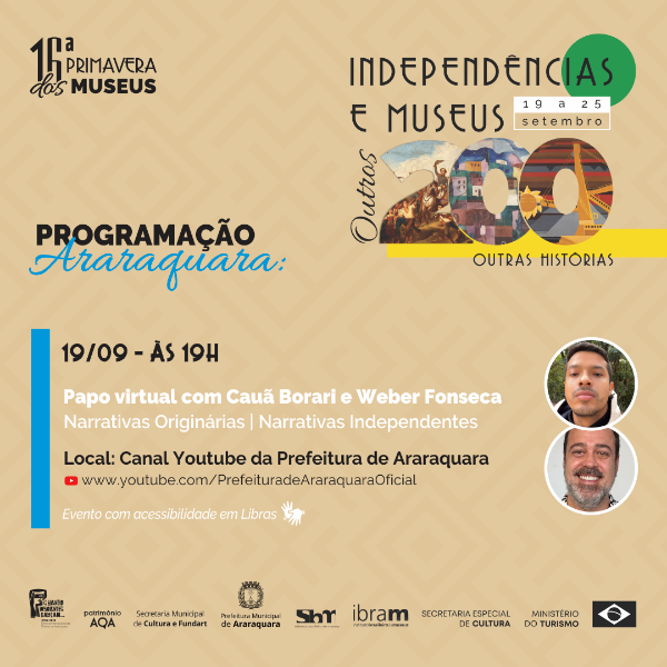 Primavera dos Museus começa na segunda-feira (19) em Araraquara