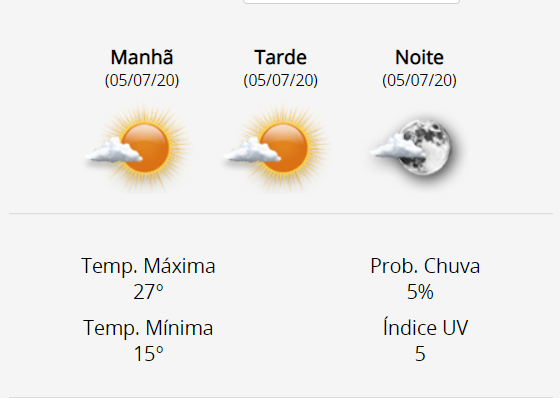 Após frio em Araraquara, domingo (5) terá predomínio de Sol