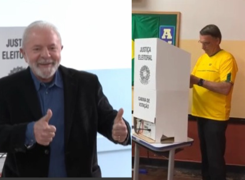 Bolsonaro e Lula votam logo pela manhã