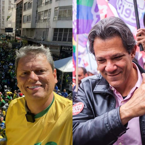 Confirmado segundo turno entre Tarcísio e Haddad em SP
