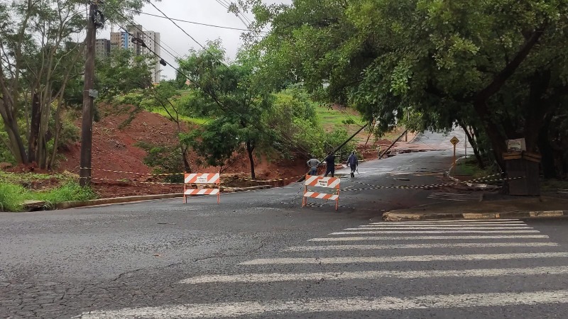 Araraquara tem nove vias interditadas por conta de estragos da chuva; veja os trechos