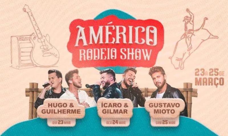 Região terá show de Gustavo Mioto, Ícaro & Gilmar e Hugo & Guilherme