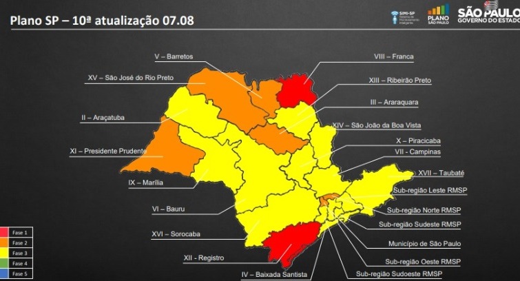 Erramos: Araraquara continua na Fase Amarela do Plano São Paulo; entenda
