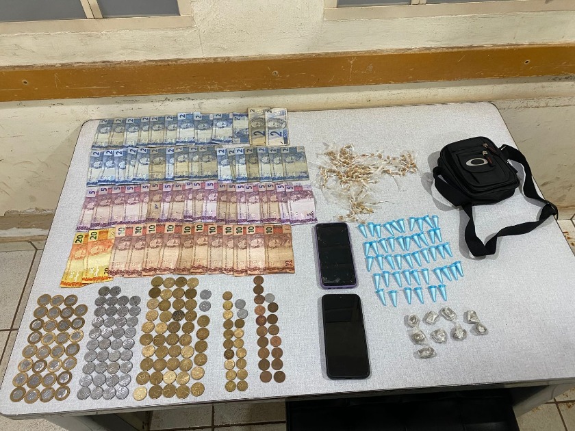 Força Tática prende jovem por tráfico de drogas em Casarão da Vila Xavier