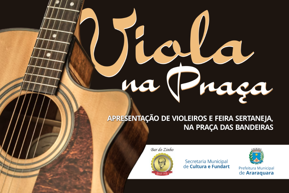 Projeto Viola na Praça volta neste domingo (16) na Praça das Bandeiras