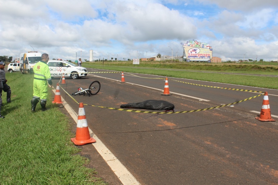 Ciclista morre atropelado em rodovia de Matão