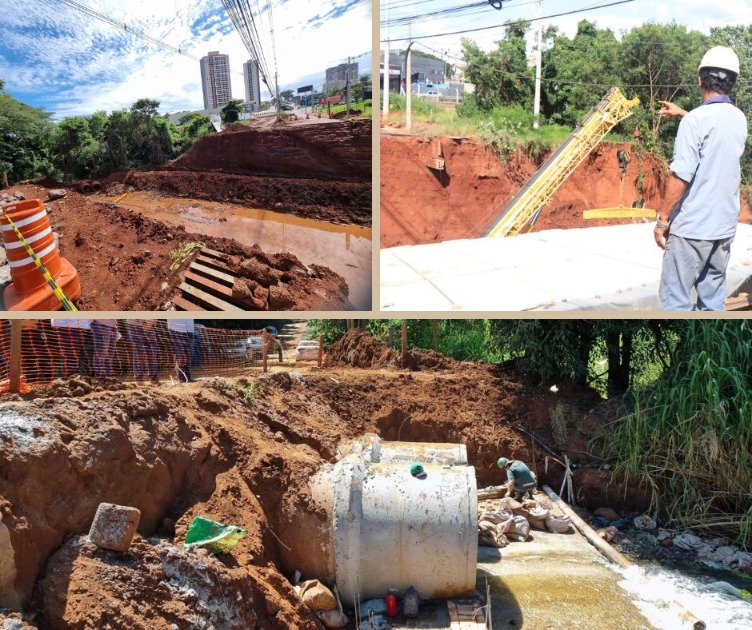 Obras na Avenida 36 serão finalizadas em maio, diz Secretaria de Obras
