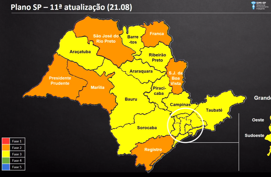 Região de Araraquara permanece na fase amarela do Plano SP