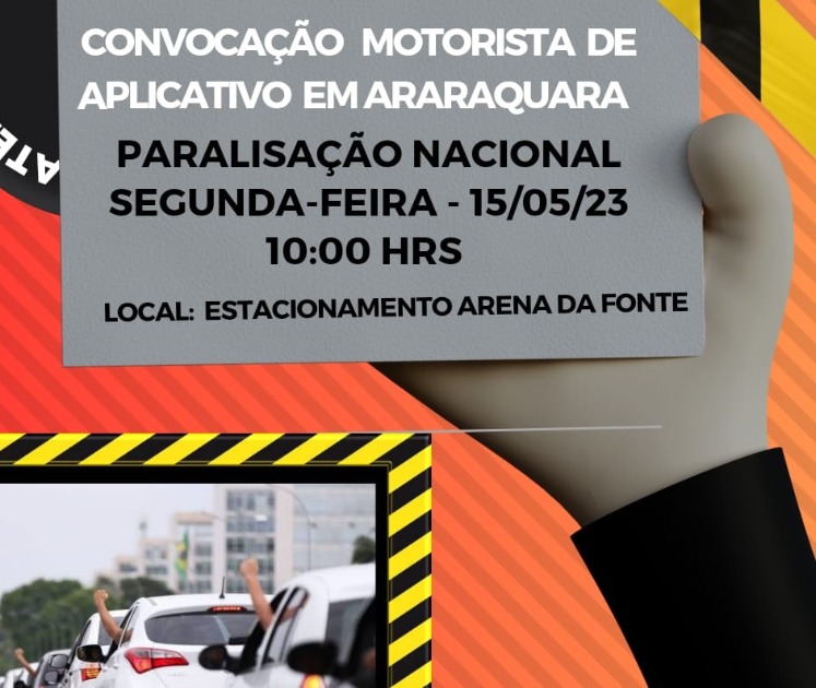 Motoristas de aplicativo definem dia de paralisação contra plataformas; ‘impossível trabalhar’