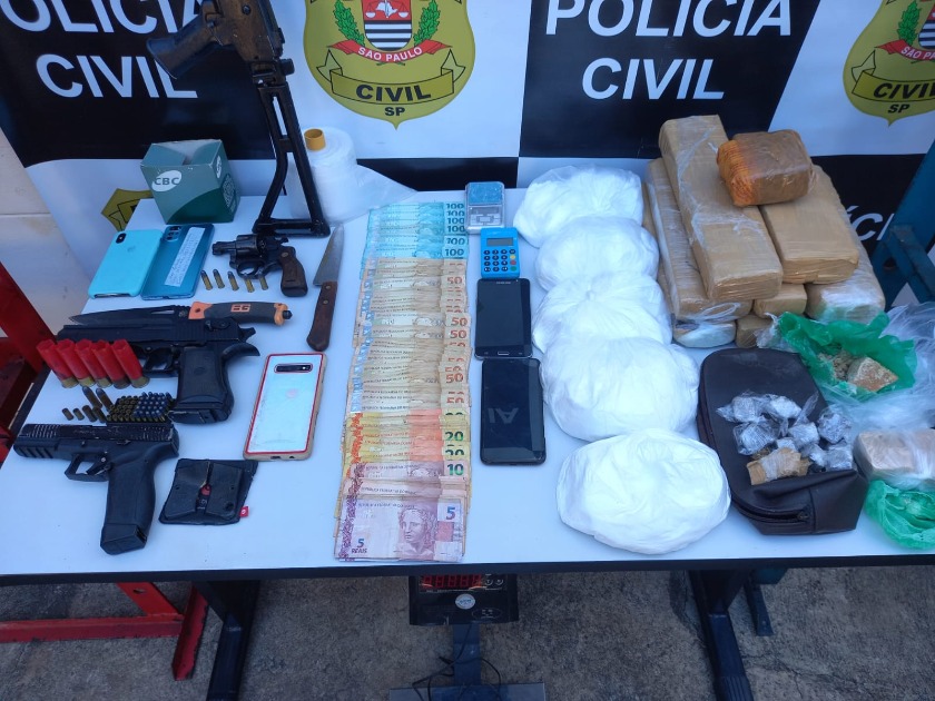 DISE prende três homens com drogas e armas em Araraquara