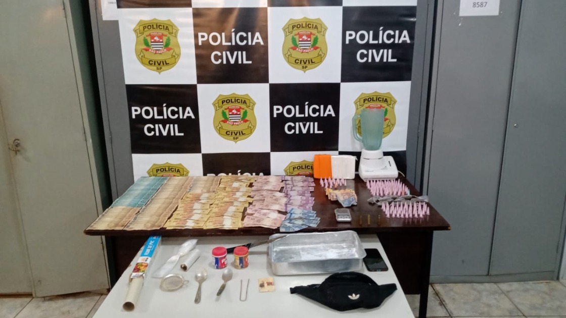 Operação da Polícia Civil de Américo termina com homem preso e mais de R$ 11 mil apreendidos