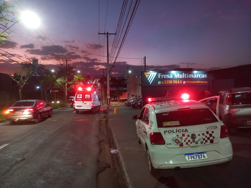 Ciclista sofre grave acidente após queda de bike próximo a cutrale em Araraquara