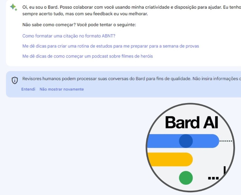 BOMBANDO: Google lança Bard, seu chatbot de IA, no Brasil; veja o que ele faz