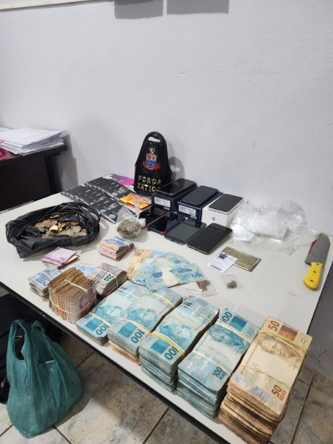 Traficante foragido da justiça há 5 anos é preso com mais de R$ 200 mil em Américo