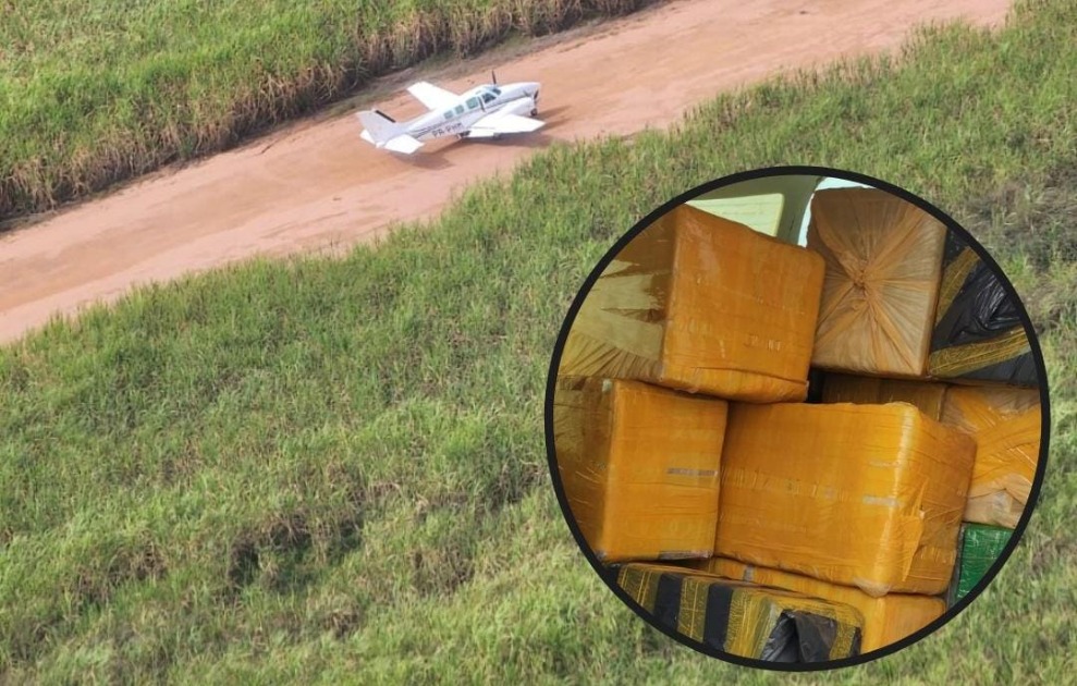 Avião que trazia drogas para a região de Araraquara é interceptado por caças da FAB