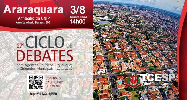 Araraquara sedia encontro do Ciclo de Debates nesta quinta-feira