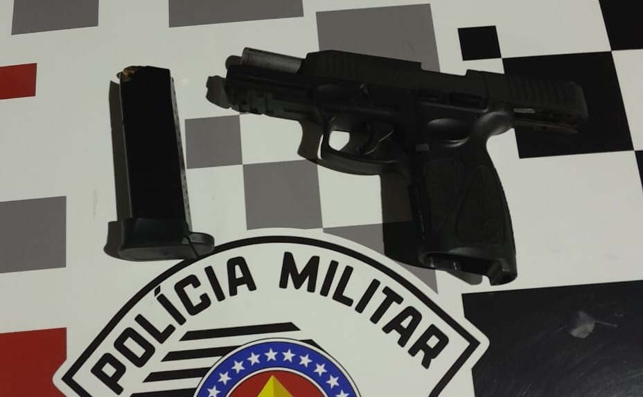 Homem é preso com pistola 9mm em estrada vicinal de Araraquara
