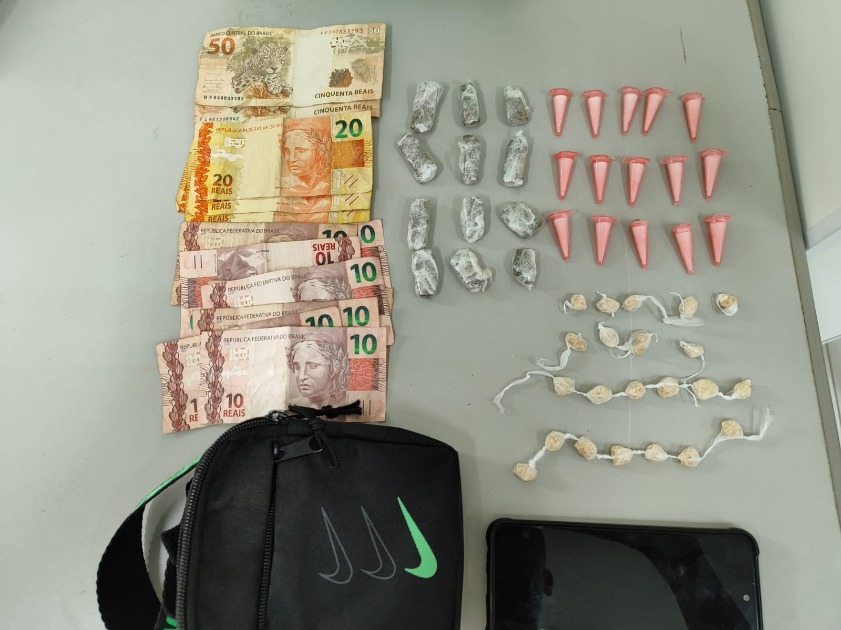 Homem é preso por tráfico de drogas no Hortência