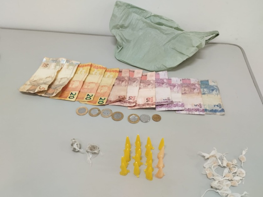 Homem procurado pela justiça é preso por tráfico de drogas no Hortência