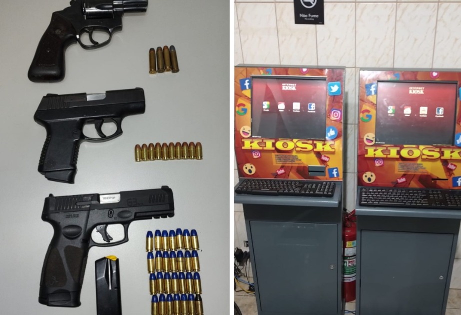 Tiro em bar: Polícia apreende arma, munições de uso restrito, dinheiro e máquinas caça níqueis em Araraquara