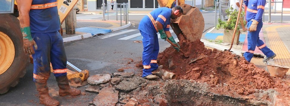 Daae faz manutenção em rua do Centro até às 14 horas