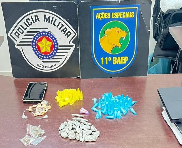 Força Tática apreende adolescentes com maconha, crack, cocaína e haxixe em Araraquara