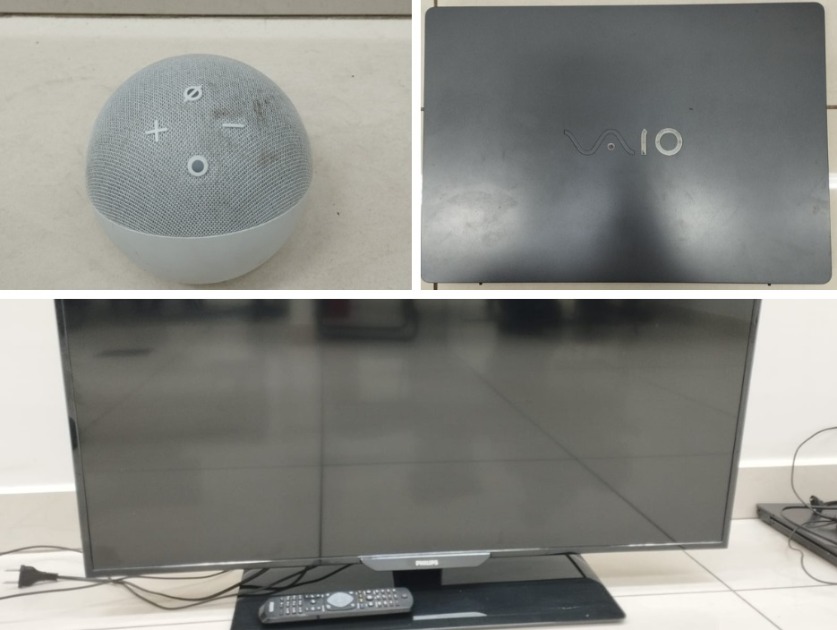Polícia flagra homem carregando TV 40'' furtada em Araraquara
