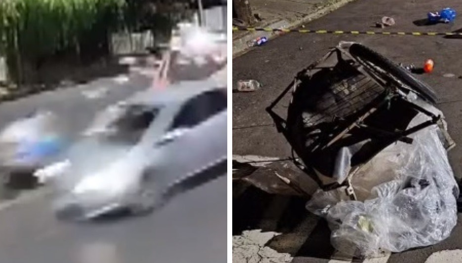Motorista foge após atropelar coletor, é identificado e pode responder por omissão de socorro