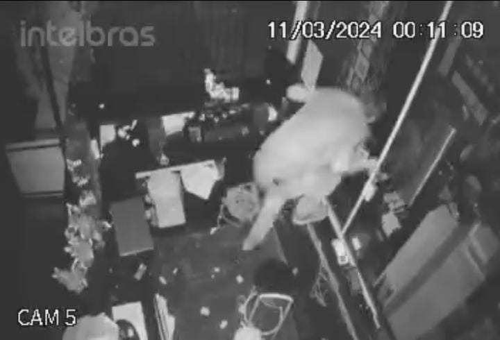 Ladrão é preso após invadir bar para furtar maços de cigarro na Vila Harmonia