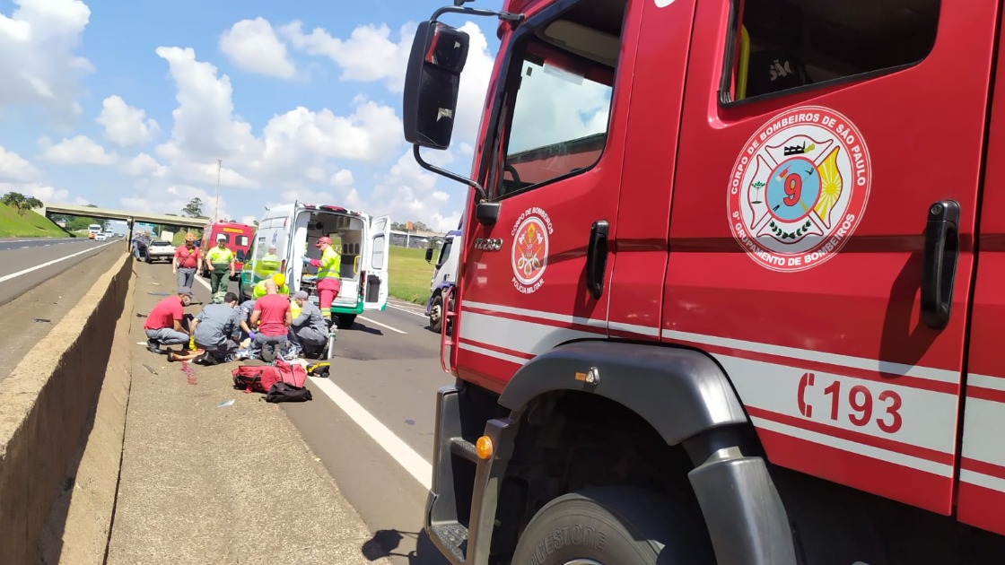 Homem morre atropelado por picape na rodovia Washington Luís em São Carlos