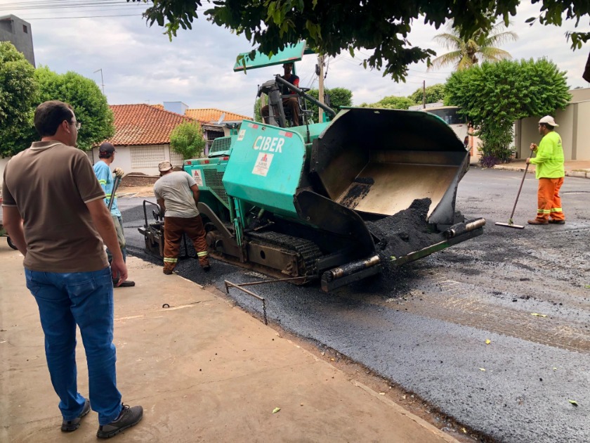 Trabiju inicia maior programa de recapeamento asfáltico da história
