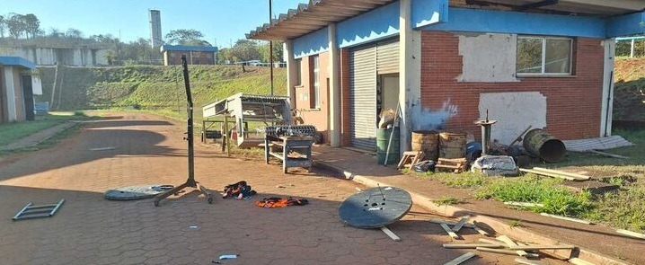 Quadrilha armada rouba Estação de Água, agride vigias e leva 3,5 toneladas de cabos