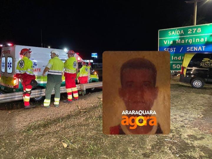 Homem morre após ser atropelado por carro na rodovia Washington Luís em Araraquara