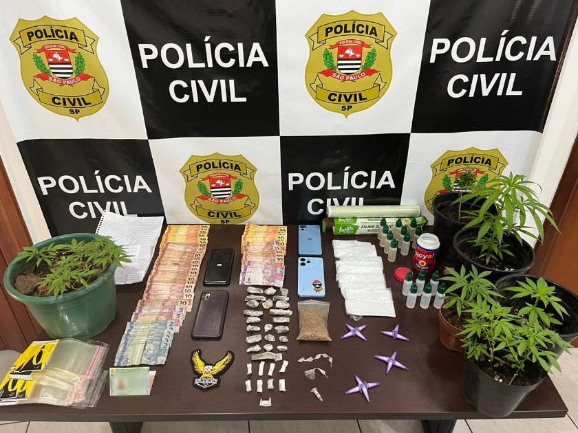 Traficante é preso pela DISE com drogas e dinheiro em residência no Jardim Europa