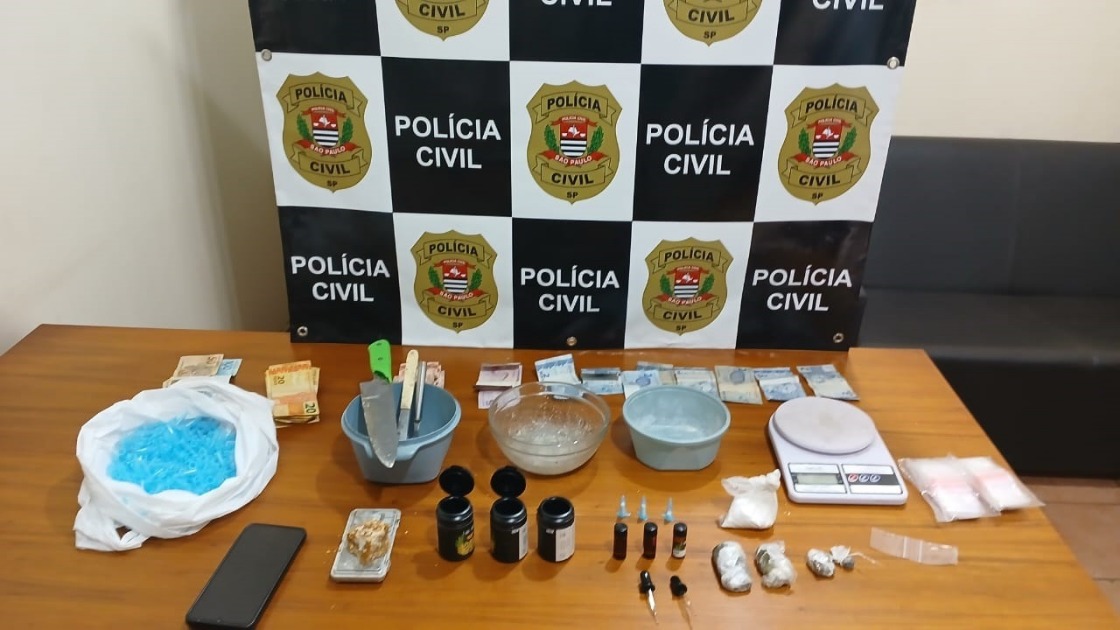 Operação da Polícia Civil termina com homem preso e drogas apreendidas em Matão