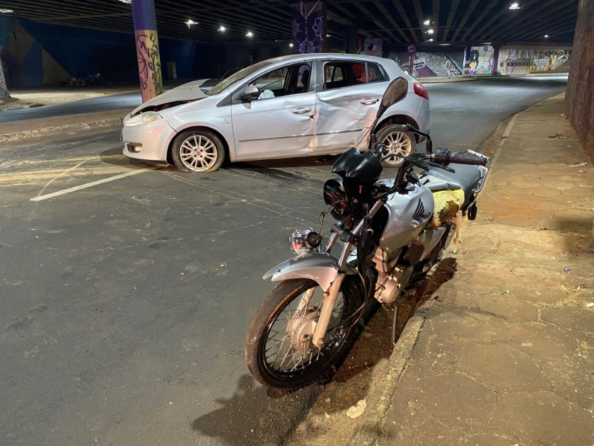 Motorista embriagado é detido após causar acidente na Via Expressa; 3 pessoas ficaram feridas